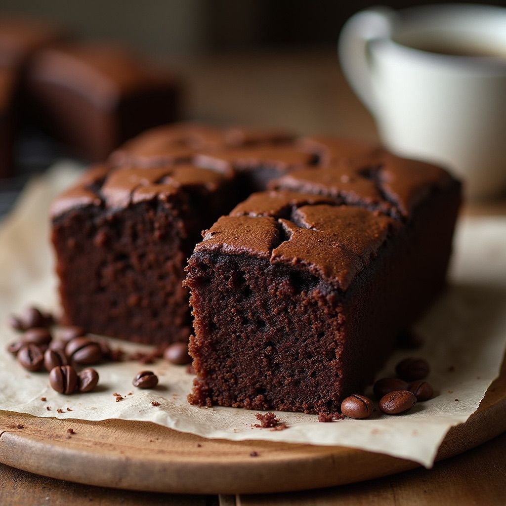 Bolo de Café com Cacau